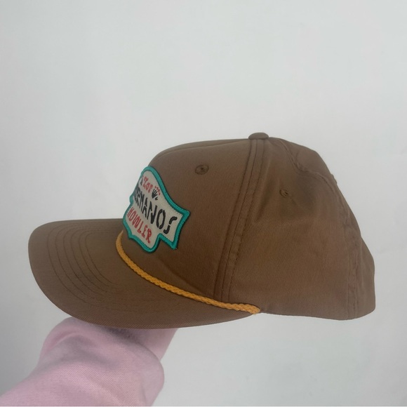 Howler Bros Los Hermanos Snapback Trucker Hat Brown Cotton Adjustable Mens - Picture 2 of 6